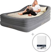 AeroRest Prime Frame 2-persoons luchtbed - Extra lang | 210 cm | Inclusief hoeslaken | Ideaal luchtbed voor langere personen | 2-in-1 luchtbed