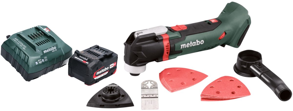 Metabo MT 18 LTX accu-multitool 18 V OIS / Starlock + 1x accu 4,0 Ah + oplader