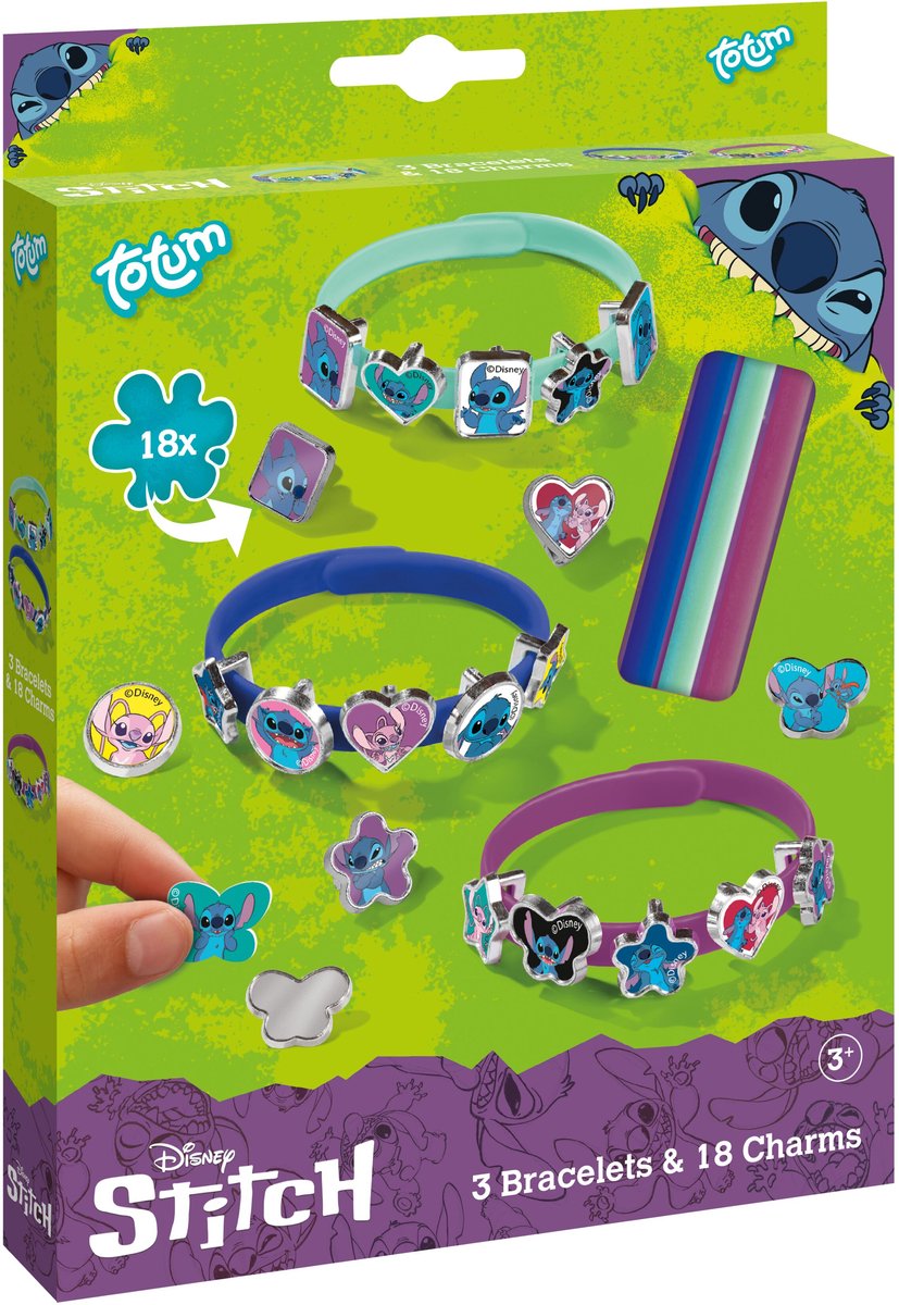 Disney Stitch Mega Knutselpakket voor Kinderen – Totum Creatieve Set – Diamond Painting, Gips Gieten, Armbandjes Maken, Sticker Set en Designer Doeboek – 6-in-1 Knutseldoos — afbeelding 6