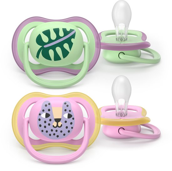 Philips Avent Ultra Air - Ademend en lichtgewicht fopspeen (6-18 mnd) - 2 stuks - SCF087/13 van Philips — afbeelding 2