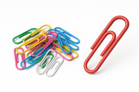Macaron Kleurrijke Paperclips Set – Verschillende Maten – IJzeren Clips Voor Kantoor, School & DIY – 1 Doos (Klein, Groot Of Gemengd)