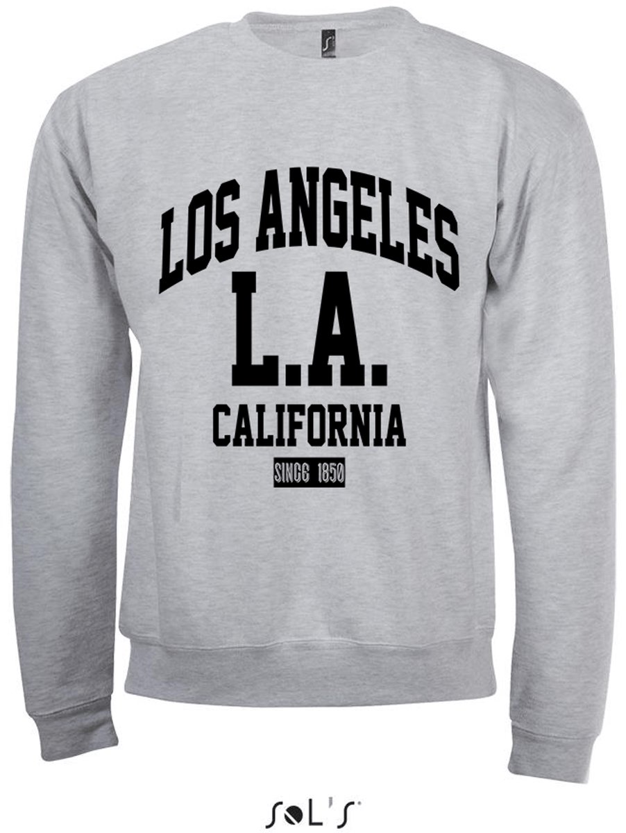 Sweatshirt 2-206 LA California - Lgrijs, S
