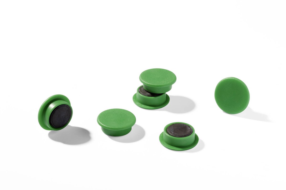 Durable Magneet 475105 (Ø) 15 mm rond Groen 1 set(s) 475105