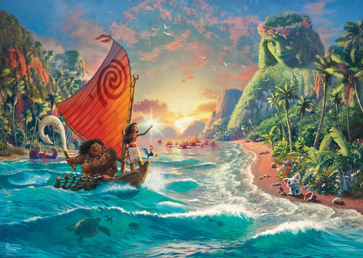Schmidt Disney, Vaiana, Moana , 1000 stukjes.