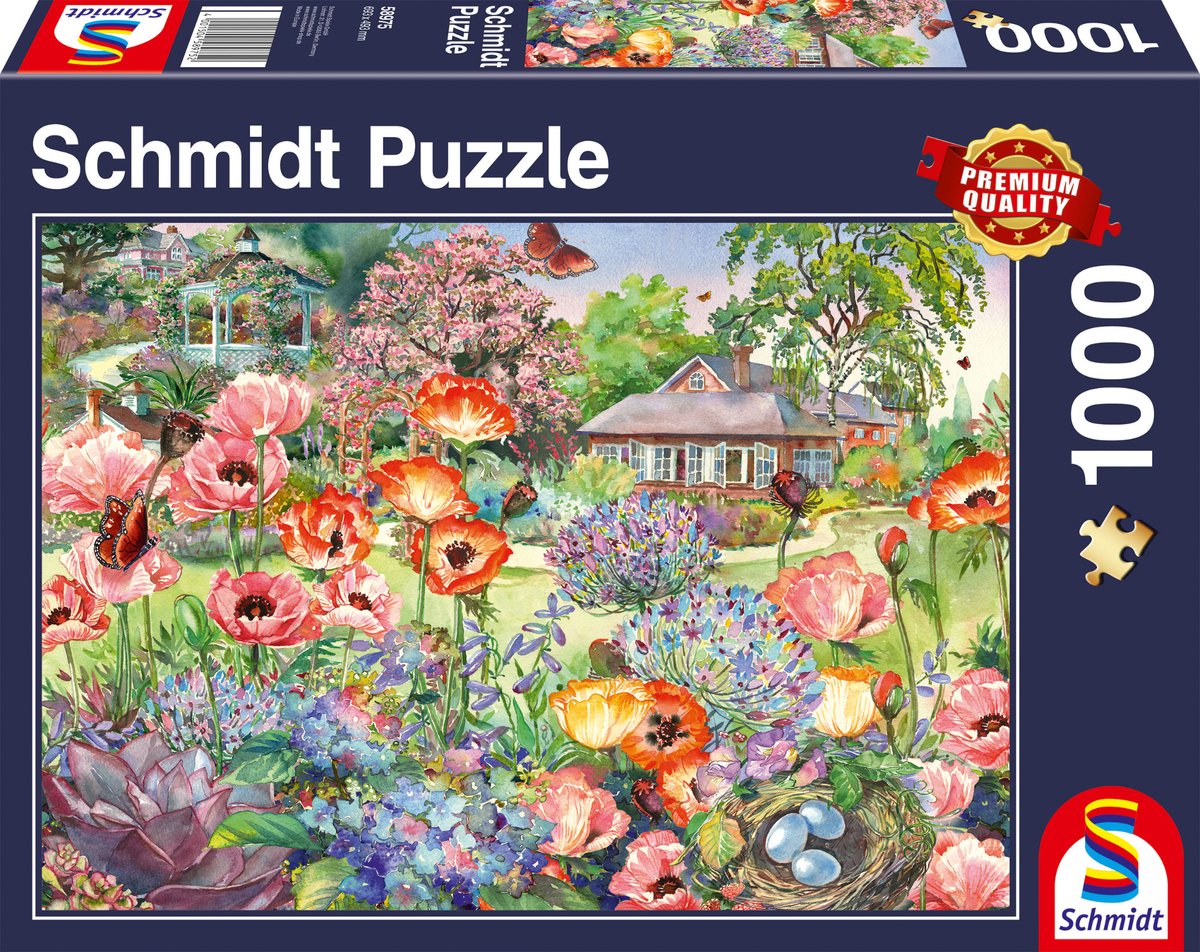 Schmidt legpuzzel bloemen tuin - 1000 stukjes puzzel.
