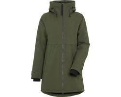 Didriksons HELLE WNS PARKA 6 Dames Outdoorjas - Deep Green