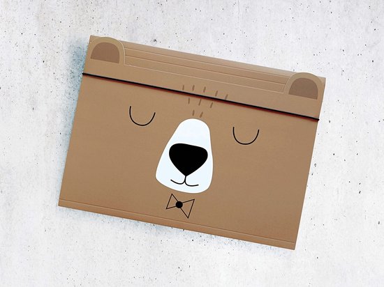 Fotobehang Kinder Wereldkaart Dieren