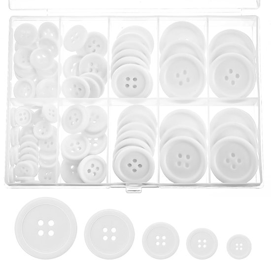 QDMHA 30 STKS 12-5 MM Donkerblauw 4 Gaten Pak Knoppen Hars Knop Naaien Knoppen Voor Kleding Overjas Knoppen Grote Ronde Knoppen Platte