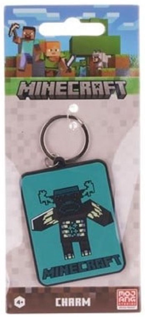 Minecraft Buffalo - Sleutelhanger - Rubber