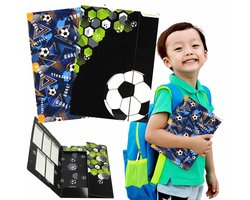 Voetbal GELAMINICEERDE A4 Elastomap schoolmap met elastiek VOOR SPELERS, GAMER STARPAK