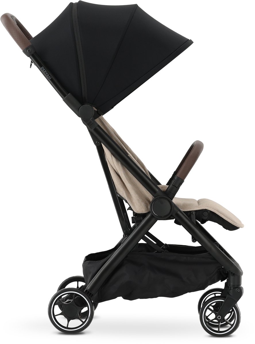 Deryan Air Buggy - Reisbuggy Inklapbaar - Compacte Buggy - Nougat – foto 4