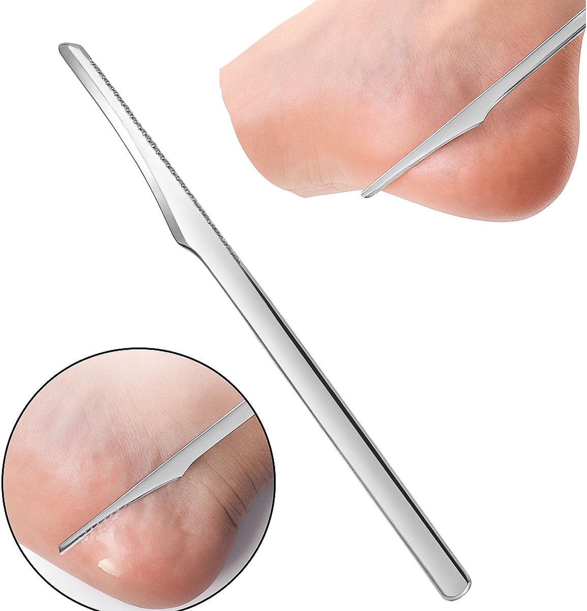 Goedkoopste Eeltverwijderaar I Eeltmes I Eeltschraper I Eeltvijl I Voetvijl I Eeltschaaf I Eeltrasp I Voeten Pedicure I RVS