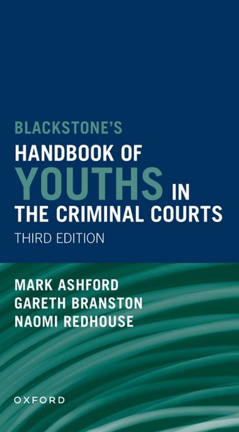 Blackstones' Handbook of Youths in the Criminal Courts - cover