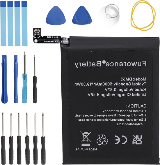 Batteria BM53 5000mAh Per Xiaomi Mi 10T/10Pro 5G Con Kit Strumenti