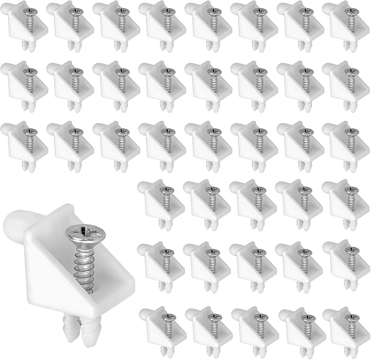 30 stuks plankdragers 5 mm wit #101558 geschikt als reserveonderdeel voor IKEA plankdragers PAX, Komplement vloerhouders wit voor de reparatie van kasten vanaf € 8,42 (april 2026