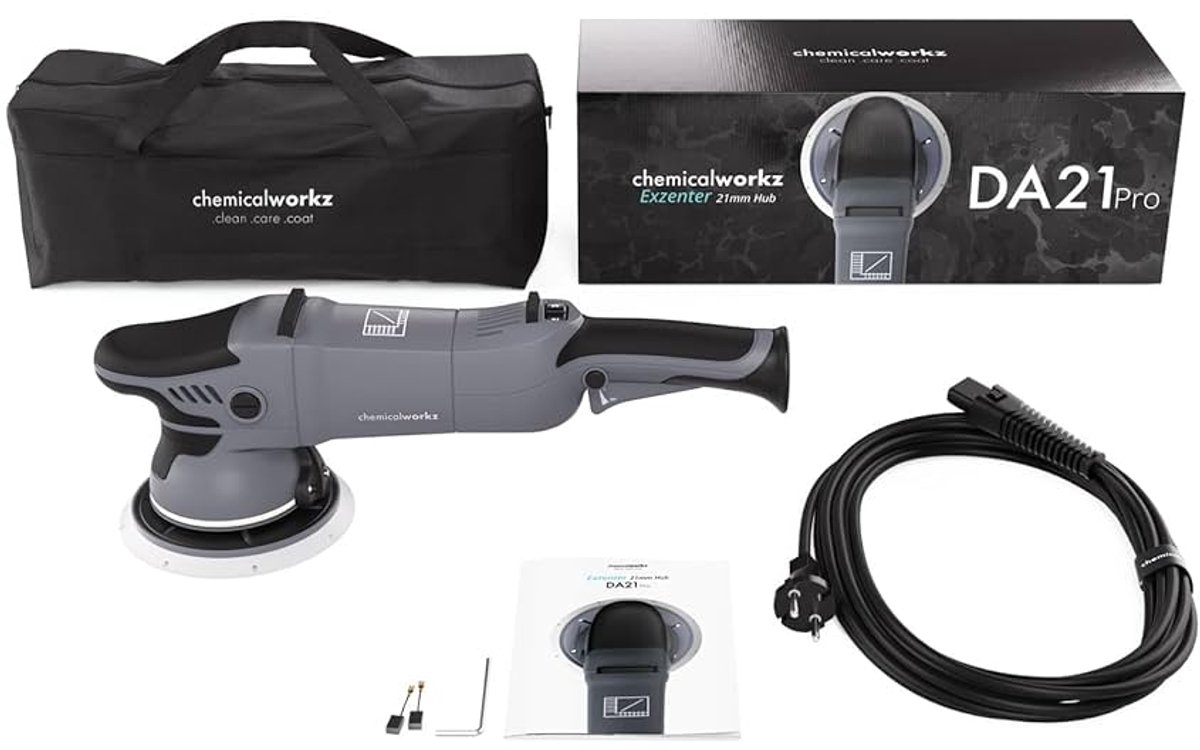 ChemicalWorkz® - DA21 Pro Excentrische Polijstmachine - 150mm - 1000Watt + Draagtas