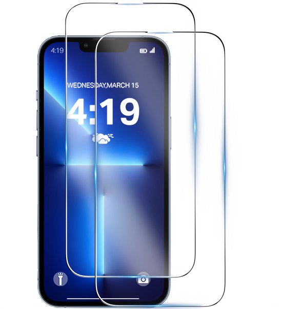 Geschikt voor iPhone 13 / iPhone 13 Pro Screenprotector Tempered Glass - 2 stuks Beschermglas