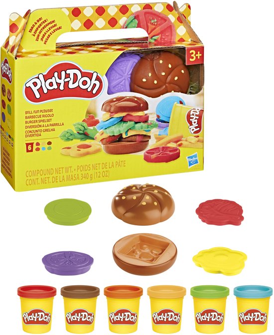 Play-Doh Grillplezier-speelset, speelkeuken, speelgoed voor kinderen van 3+