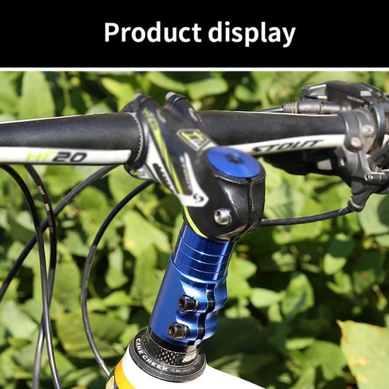 Stuurlifter voor fietsen - Stuurverhogers voor fietsen - Stuurlifter voor fietsen - Verlengstuk voor fietsstuurpen - Verlengstuk voor fietsstuur, Verstelbare stuurlifter voor fietsen, Vorklifter - Verlengstuk voor stuurpen - Past op 1-1/8" (28,6 mm) — afbeelding 2