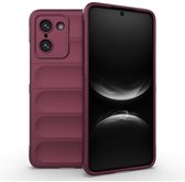 Coque Coverup - Compatible avec OnePlus Nord CE5 - Hands arrière robuste Coverup - Bordeaux