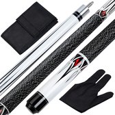 DailySupplies® Queue de billard 2 pièces - Accessoires de vêtements pour bébé de Billard - Queue de billard - 147 cm