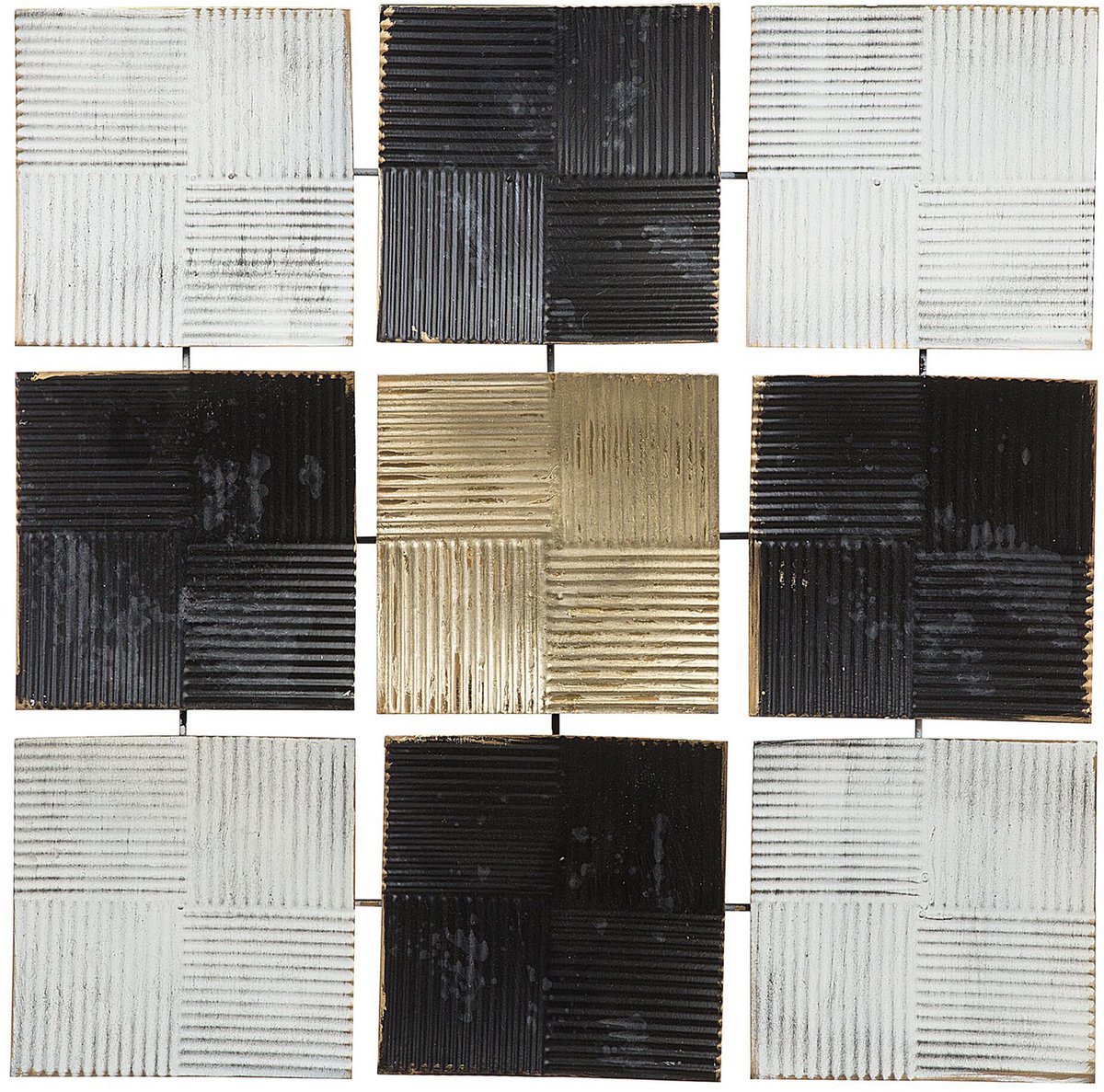 TITANIUM - Wanddecoratie - Wit - Metaal