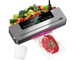 65kPa 120W NIEUW Voedsel Vacuüm Sealer Verpakkingsmachine met Gratis 10pcs Vacuümzakken Huishoudelijke Keuken Voedsel Vacuüm Afdichting