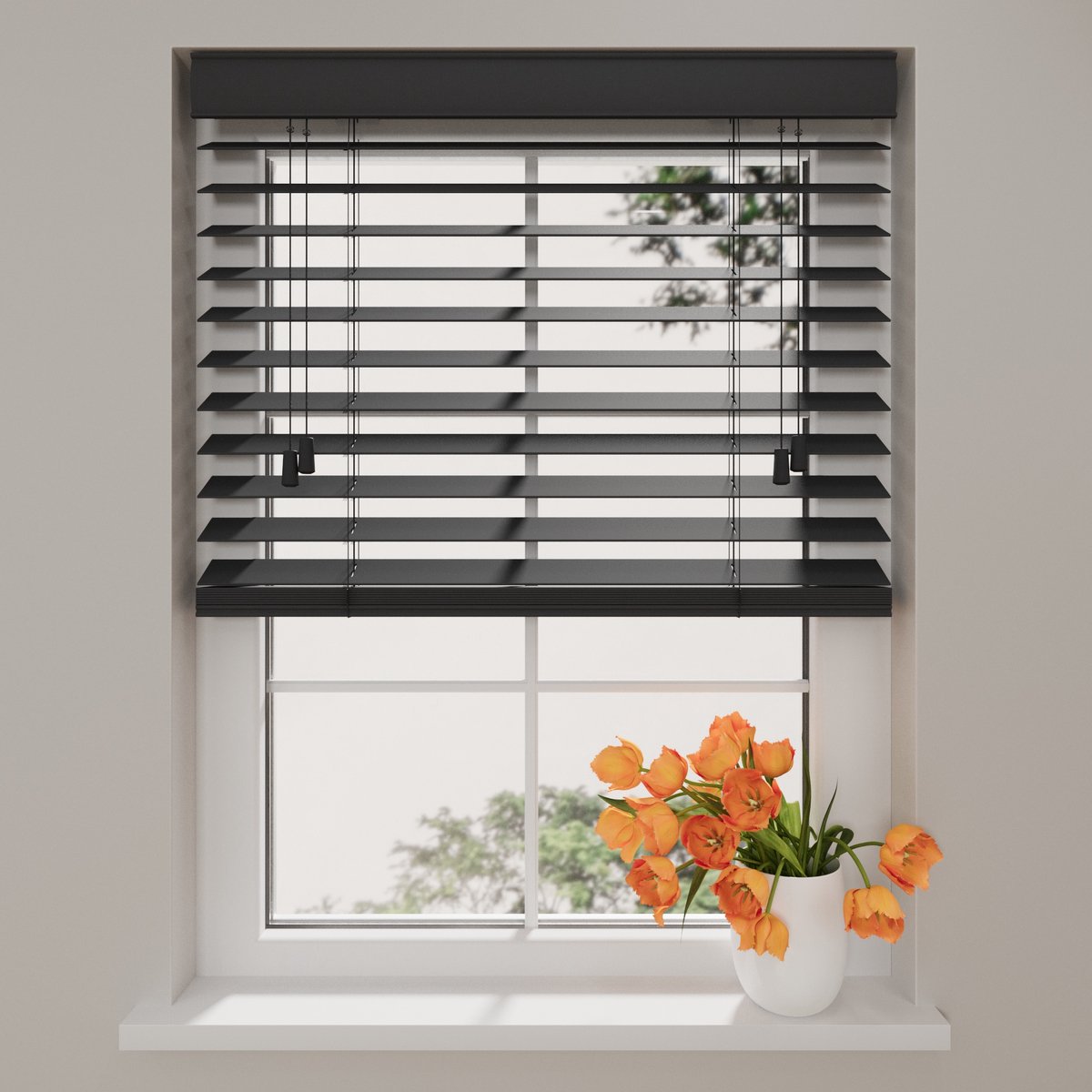 Kunststof Jaloezie Easy - 50 mm - Anthracite - 75 x 175