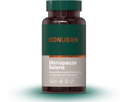 Bonusan Menopauze Balans – 60 Capsules - Tabletten bij Overgangsverschijnselen– Met Rode Klaver, Echte Salie, Maca, Hop en Dong Quai – Zonder Synthetische Hormonen - 60 stuks