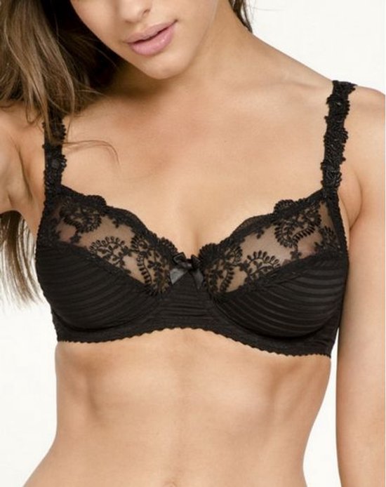 Louisa Bracq Elise Zwart Beugel bh - Beha Maat: 90B