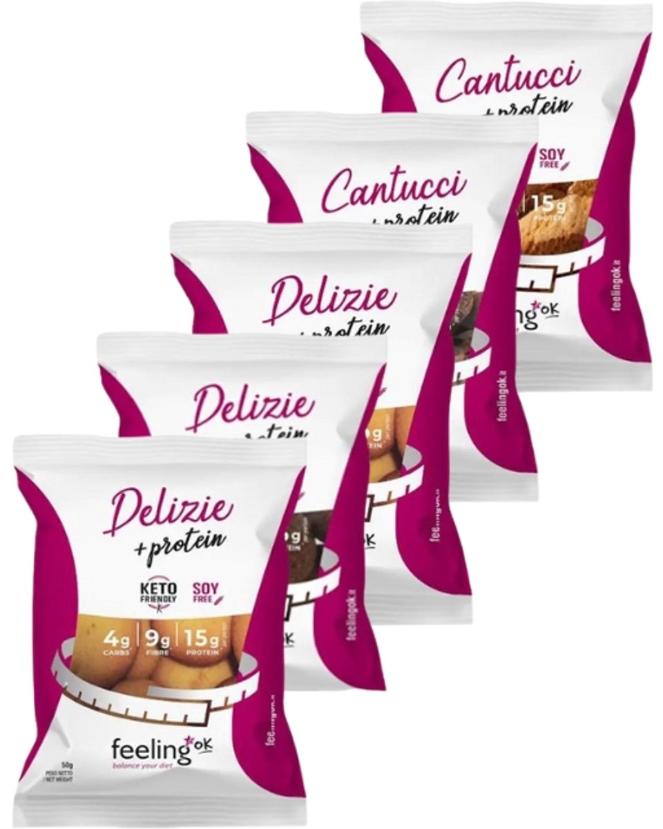 Feeling OK | Mix Koekjes | 5 x 50 gram