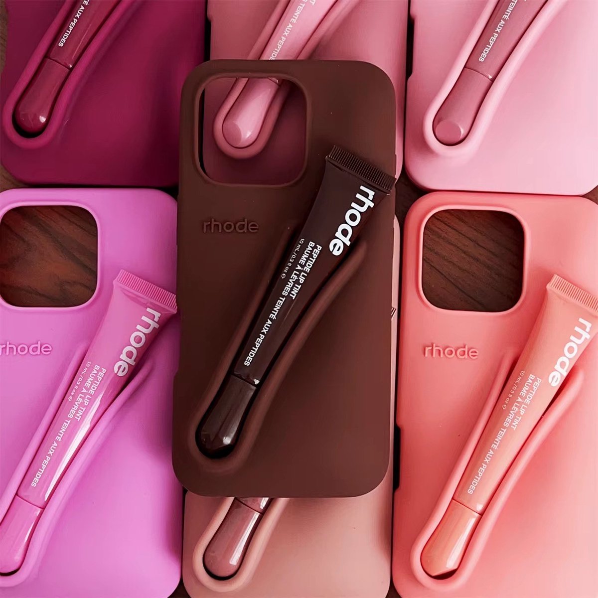 Rhode Lip Case - Espresso - rich brown - Your essentials in one