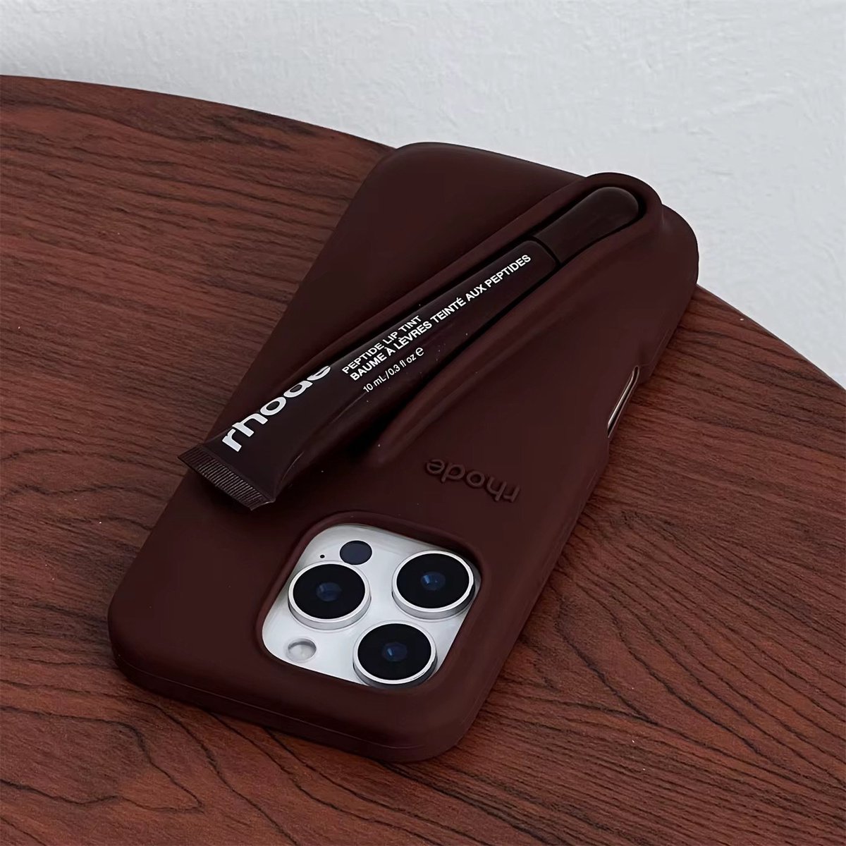 Rhode Lip Case - Espresso - rich brown - Your essentials in one