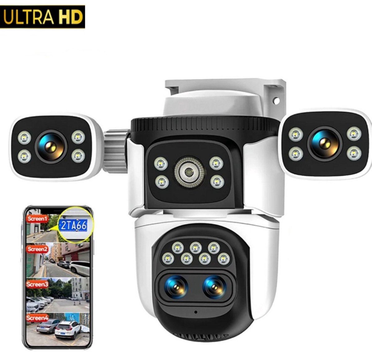 Gabrys® 4K Wifi Bewakingscamera met 10X Optische Zoom - Product - €148,90