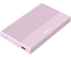 Switss® - 2,5 inch HDD/SSD Behuizing - USB-C & USB-A - UASP SATA III - Tot 4TB - Roze