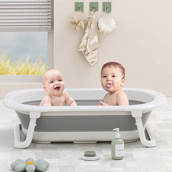 Mogi Products-Opvouwbaar Baby Bad-Digitale Thermometer-Babybad Inclusief Bad Kussen van Mogi Products — afbeelding 4