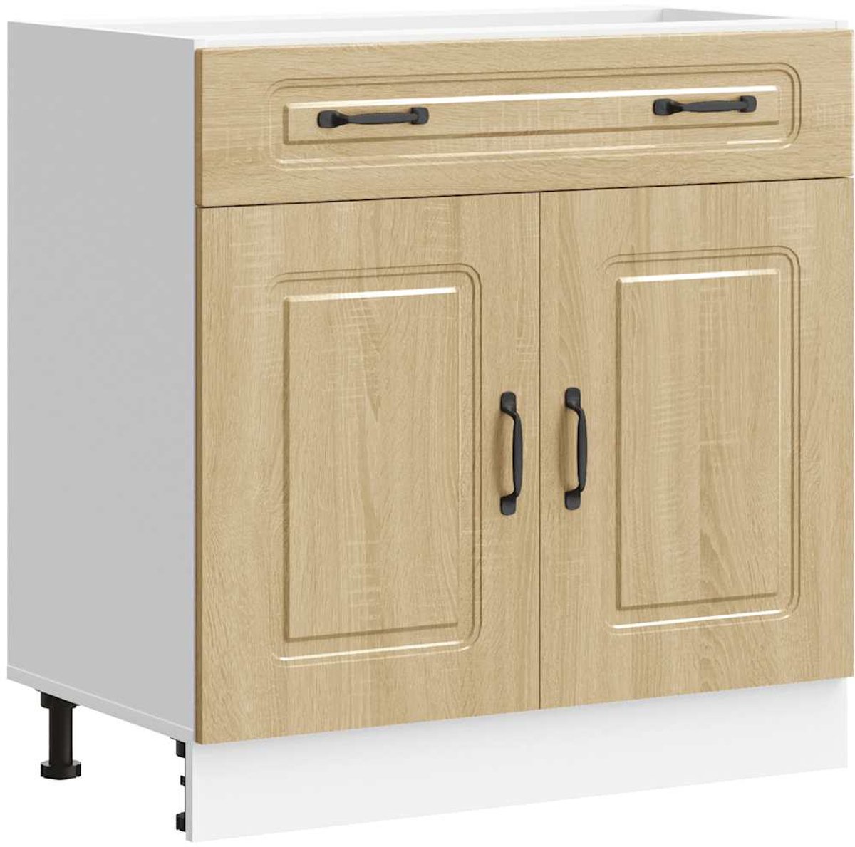 vidaXL Vaatwaspaneel Kalmar 60x1,5x67 cm bewerkt hout zwart, vaatwasser paneel, paneel, vaatwasser voordeur paneel, vaatwasser deurpaneel, voorpaneel