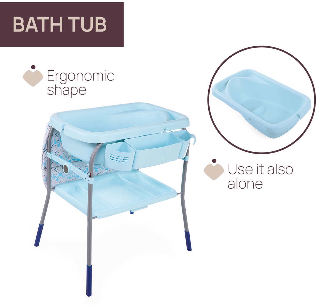 Goedkoopste Chicco Cuddle&bubble Badkuip Blauw