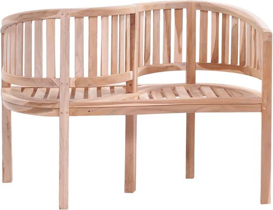 vidaXL Tuinbank 120 cm massief teakhout