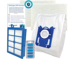 Multaparts® stofzuiger-APK set geschikt voor Philips PerformerPro /Performer Expert | Complete onderhoudsset met stofzuigerzakken type S-BAG (10 x), motorfilter (2 x), HEPA filter, geursticks (5 x), APK-checklist & APK-sticker | Stofzuiger als nieuw