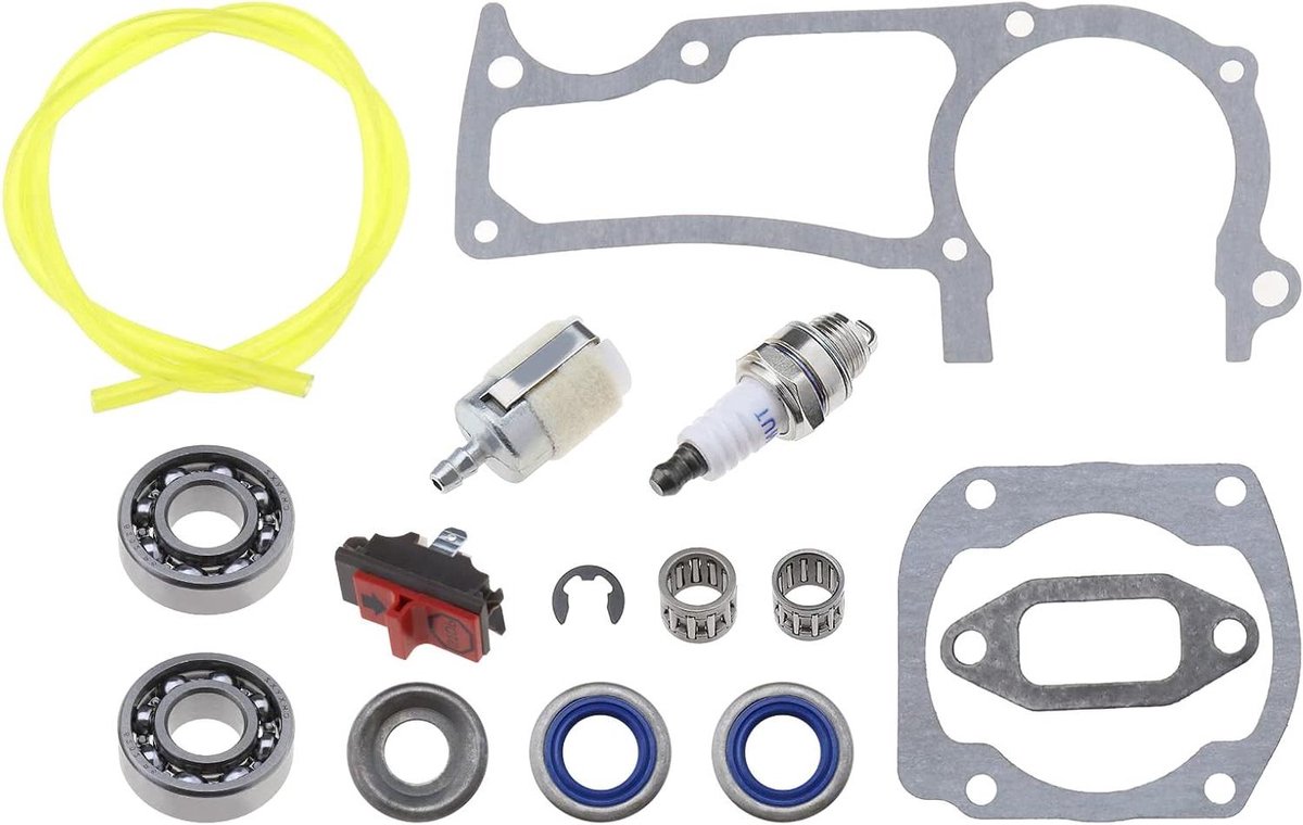 Allecto Plus - Set van 15 Krukasslagers Afdichtingen Pakkingen Kit voor Husqvarna 362 365 371 372XP Kettingzagen - Hoogwaardige Onderdelen met OEM-nummers 503 64 72-01/738 22 02-25/503 96 15-01/503 77 59-01 - Duurzaam en Betrouwbaar