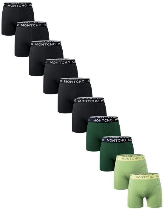 MONTCHO – Dazzle Series – Boxershort Heren – Onderbroeken Heren – Boxershorts – Ondergoed – Oceanic Overtones – 10 Pack – Maat: (S – XXL)