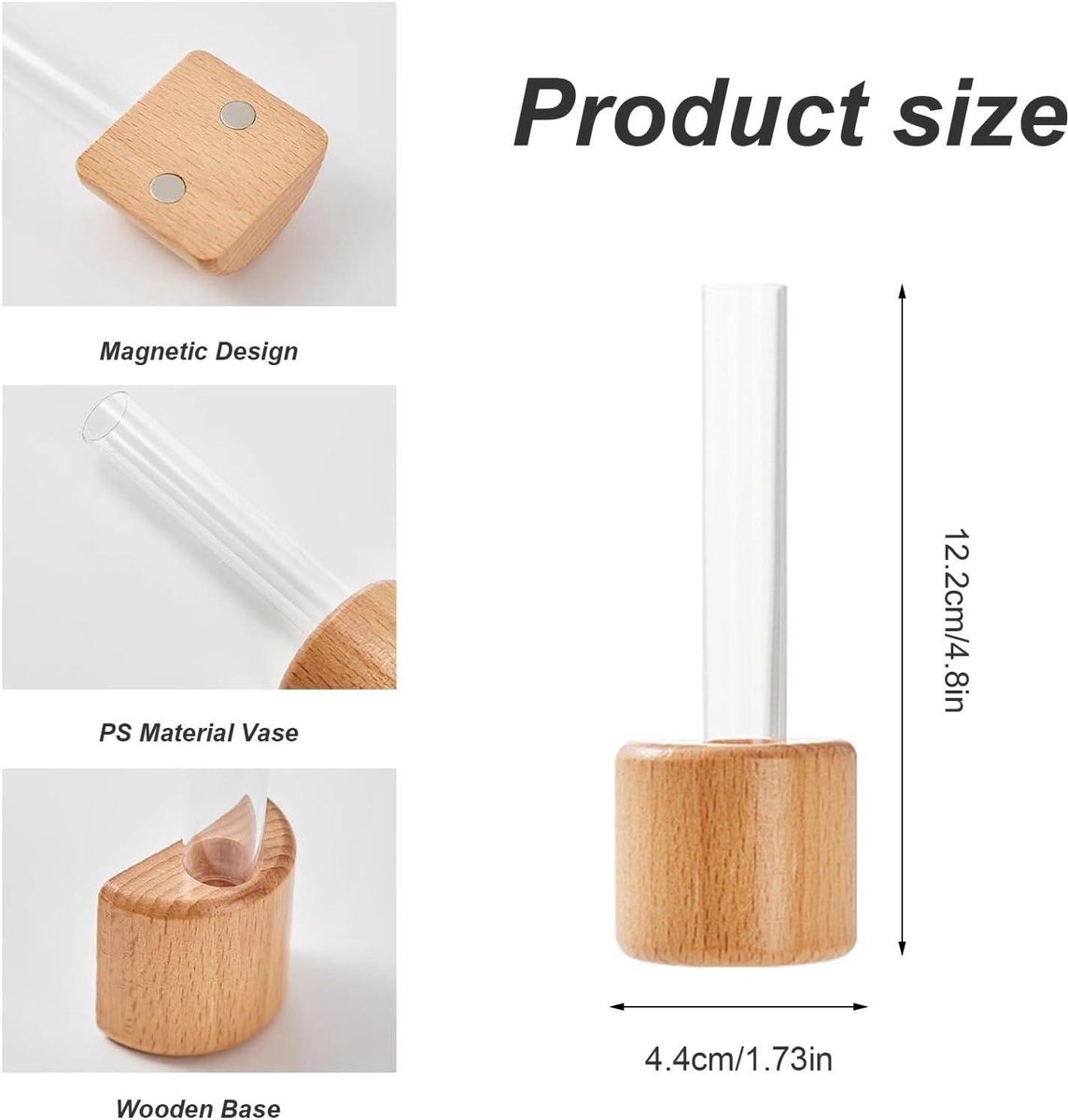 Magnetische vaas koper - Magnetisch stylen - Atelier