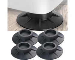 Trillingsdempers Wasmachine - 4 Stuks - Wasmachine dempers - Extra Dik - Universeel voor Wasmachine en Droger - Geluidsdempers - Trillingsdempers - Anti Trillingsmat - Wasmachine Verhoger