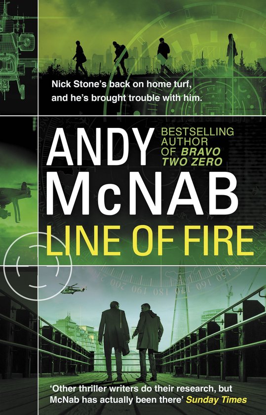 Nick Stone 19 - Line of Fire - cover