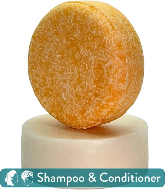 Elicious® - Set Shampoo + Conditioner - Gekleurd Haar - Shampoo Bar - Conditioner Bar - Natuurlijke Shampoo - Natuurlijke Conditioner - Haarconditioner - SLS vrij - Plasticvrij - Vegan - Dierproefvrij