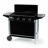 Bol.com Gasbarbecue - GRILL GARDEN - Zwart en grijs - 4 branders met deksel aanbieding