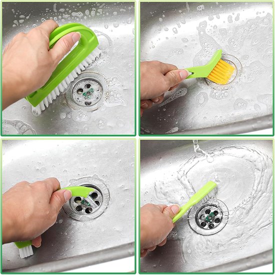 RFWR® 5-in-1 Voegenreiniger Set voor Badkamer, Keuken en Huishoudelijke Taken - Inclusief Ergonomische Borstels voor Grondige Reiniging van Tegels en Hoeken van RFWR — afbeelding 2