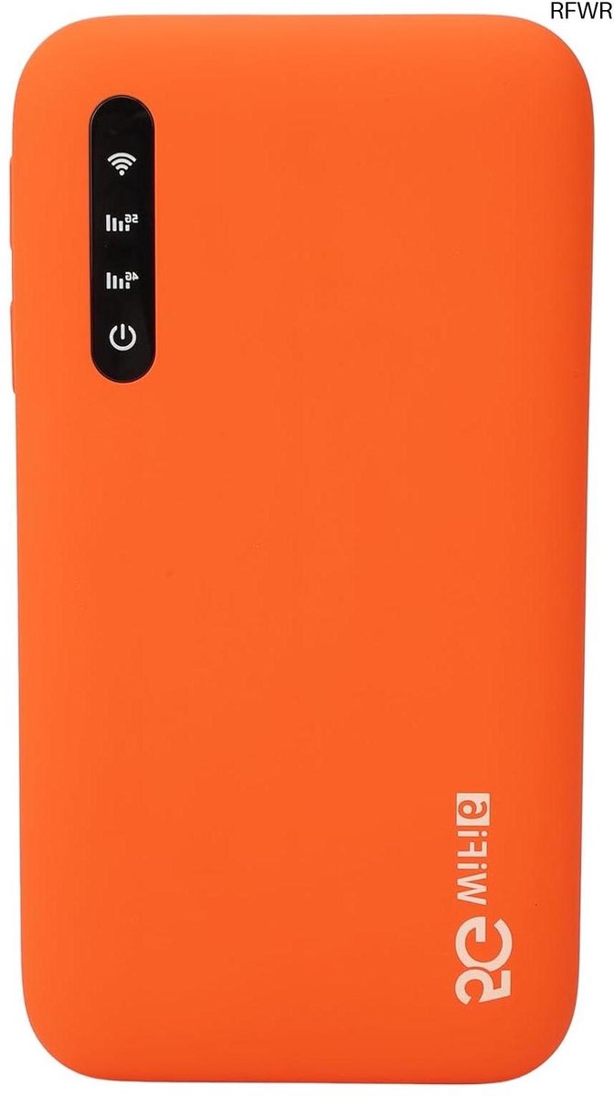 RFWR® High-Speed 5G Mobiele Hotspot met Draadloze Verbinding - Ondersteuning voor 16 Apparaten en 6100mAh Batterij