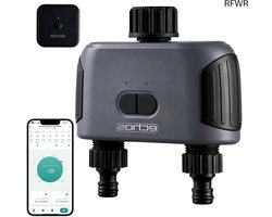 RFWR® Wifi Irrigatiesysteem met Smart Life App | Automatische Tuintimer en Weersaanpassing